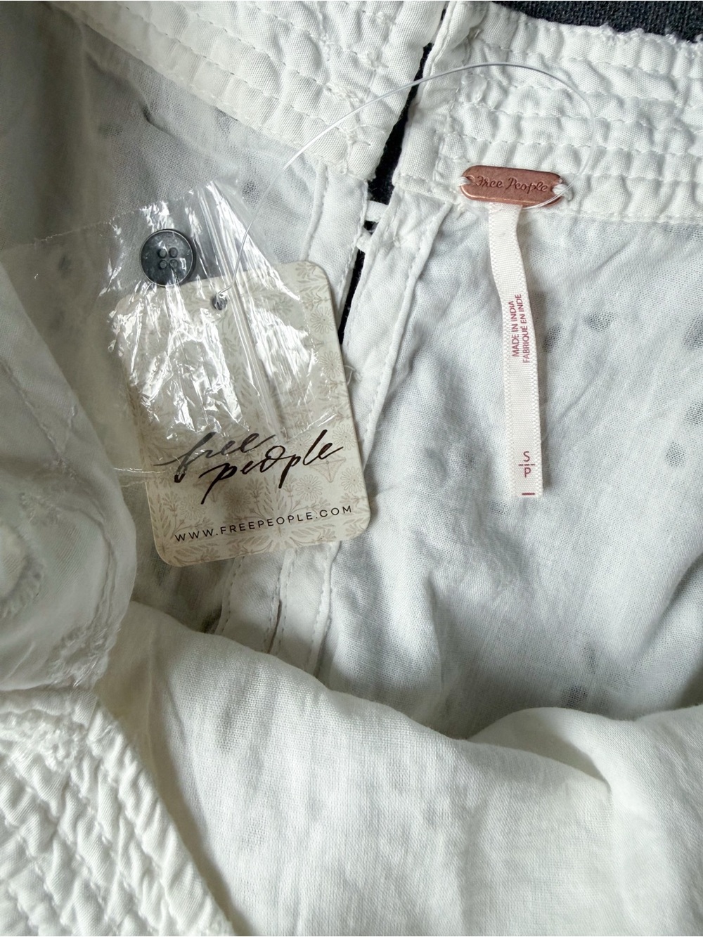 NWT Free People Primavera Eyelet Midi Dress in Size Small - Picture 7 of 9